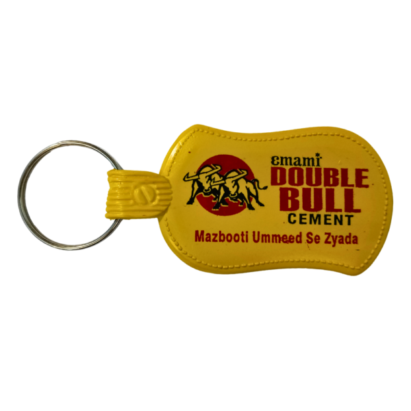 Double Bull Promotional Abs Plastic Printed Keychain