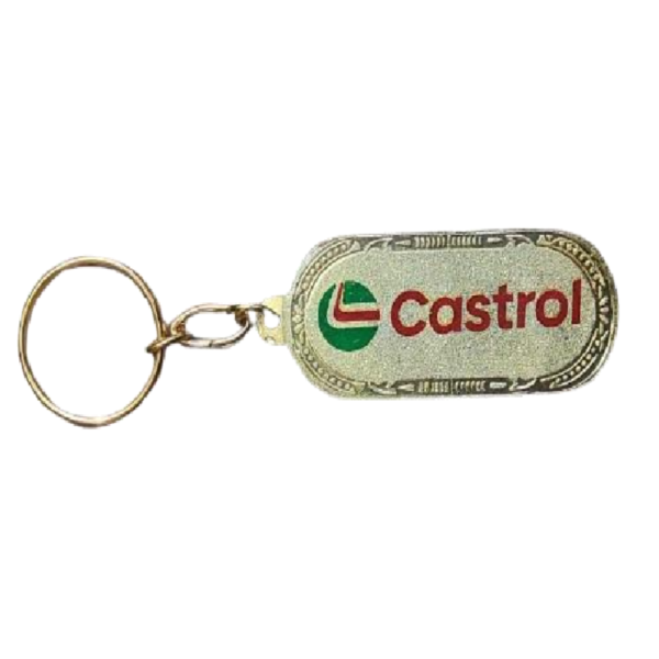 Castrol Golden Printing Meena Keychains