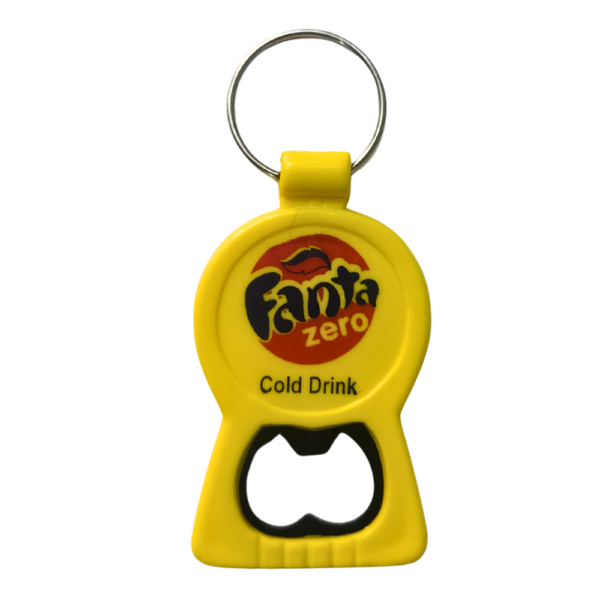 Fanta Plastic Bottle Opener Keychain