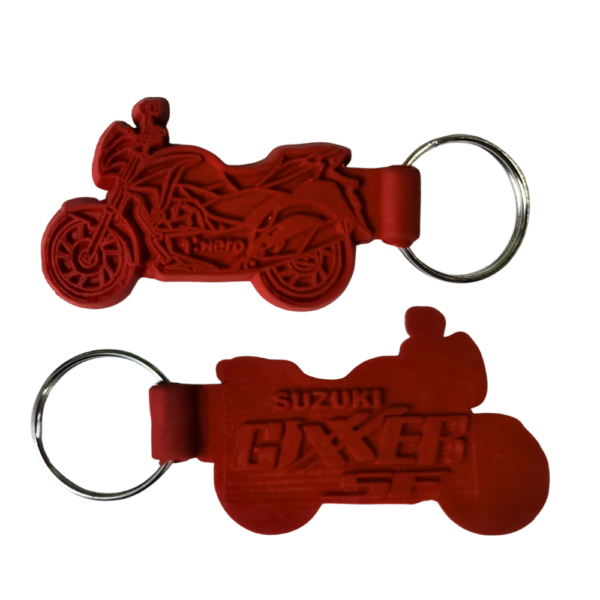 Gixer Die Moulding PVC Keyring