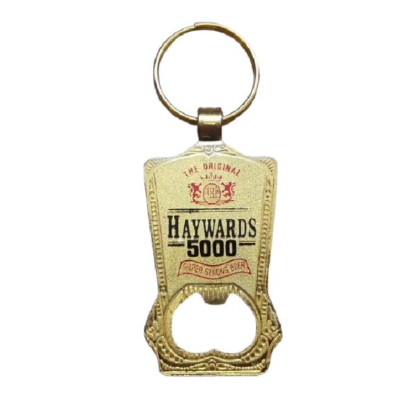 Haywards Golden Bottle Opener Keychain