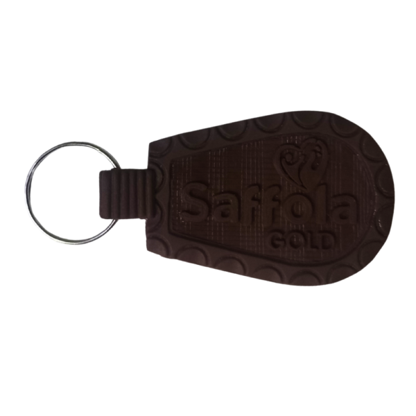 Saffola Gold Die Moulding PVC Keyring