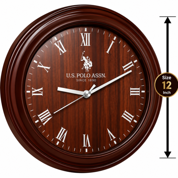 U.S. Polo Assn. Promotional Wall Clock