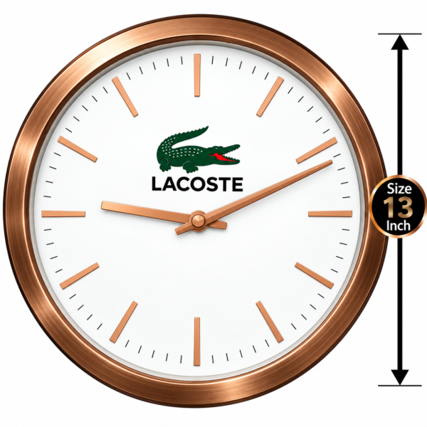 Lacoste Promotional Wall Clock