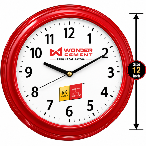 Wonder Cement Promotional Wall Clock